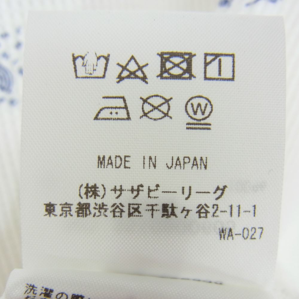 Ron Herman ロンハーマン × Jean Andre ジャンアンドレ 22SS Waffle Pullover サーマル カットソー ホワイト系 S【新古品】【未使用】【中古】