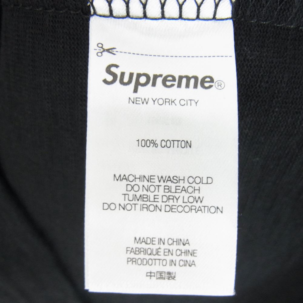 Supreme シュプリーム 21SS S/S Pocket Tee クラシックロゴ ポケット 半袖 Tシャツ ブラック系 M【中古】