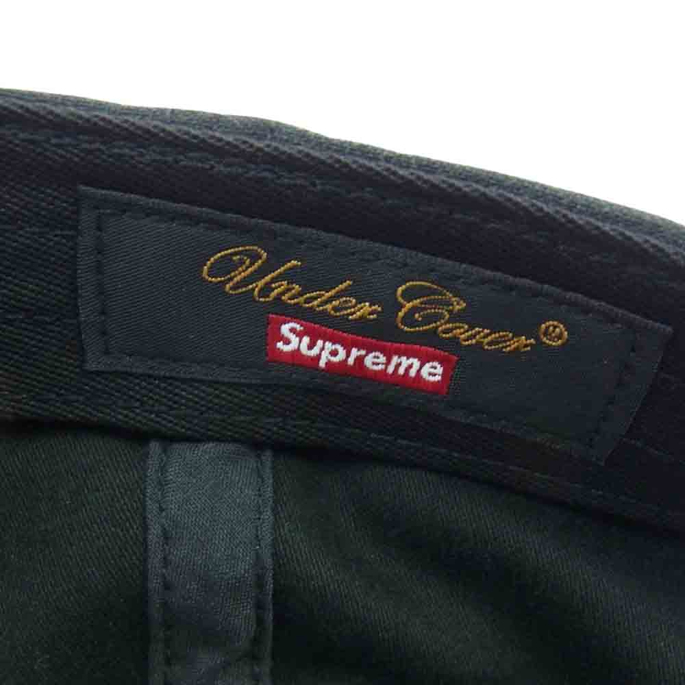 Supreme シュプリーム 23SS SP1C6H01-2 × UNDERCOVER アンダーカバー Studded 6-Panel スタッズ キャップ 帽子 A.BLACK BASE FREE【極上美品】【中古】