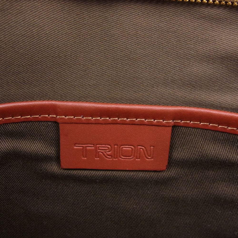 トライオン レザー ビジネスバッグ レッド系【中古】