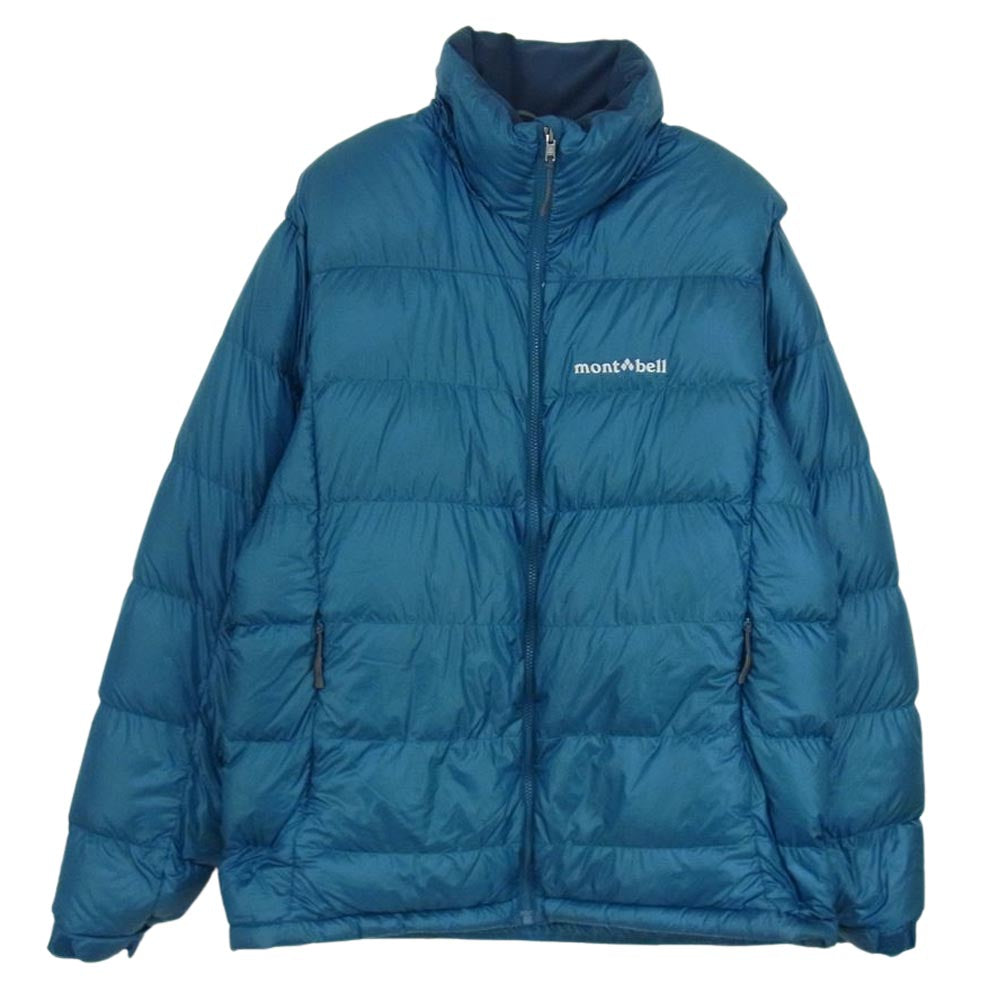 mont-bell モンベル 1101426 アルパイン ダウン ジャケット ターコイズ系 M【中古】