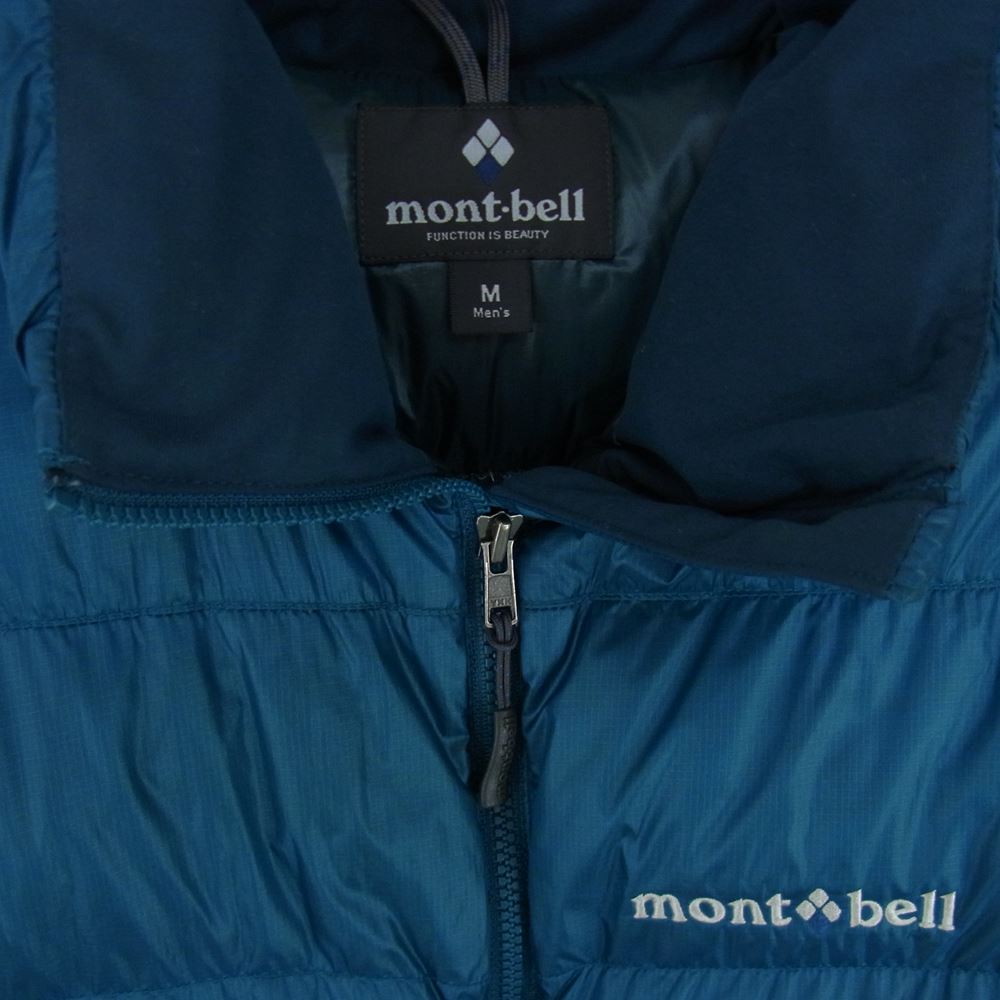 mont-bell モンベル 1101426 アルパイン ダウン ジャケット ターコイズ系 M【中古】