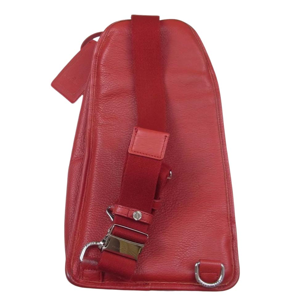 PELLE MORBIDA ペッレモルビダ MB051   メイデンヴォヤージ ボディバッグ レッド系【中古】