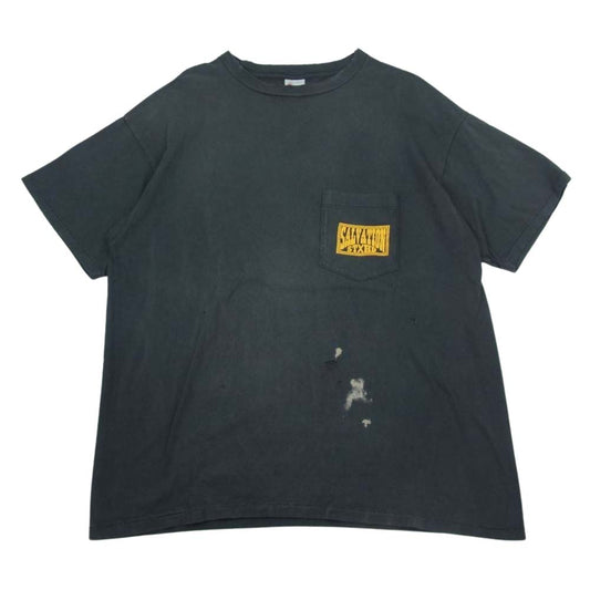 SAINT MICHAEL セントマイケル 23SS SM-S23-0000-115 × NEIGHBORHOOD ネイバーフッド S/S T-SHIRT ポケット Tシャツ グレー系 XL【美品】【中古】