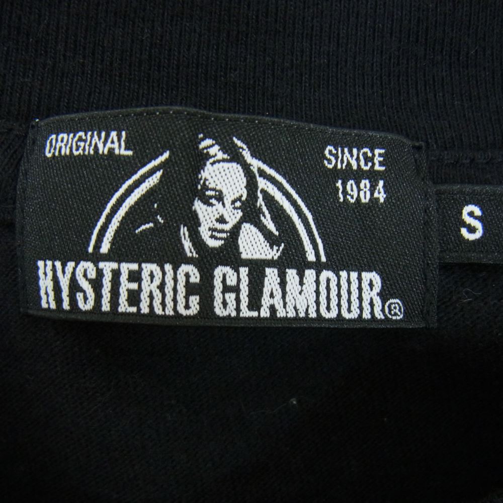 HYSTERIC GLAMOUR ヒステリックグラマー 02203CL15 KULL BERRY スカルベリー ロング 長袖 Tシャツ ブラック系 S【中古】