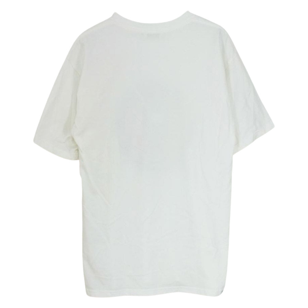 HYSTERIC GLAMOUR ヒステリックグラマー 21SS 02212CT20 × Lewis Leathers ルイスレザー サークルスカル ロッカーズ グラフィック プリント Tシャツ ホワイト系 S【中古】