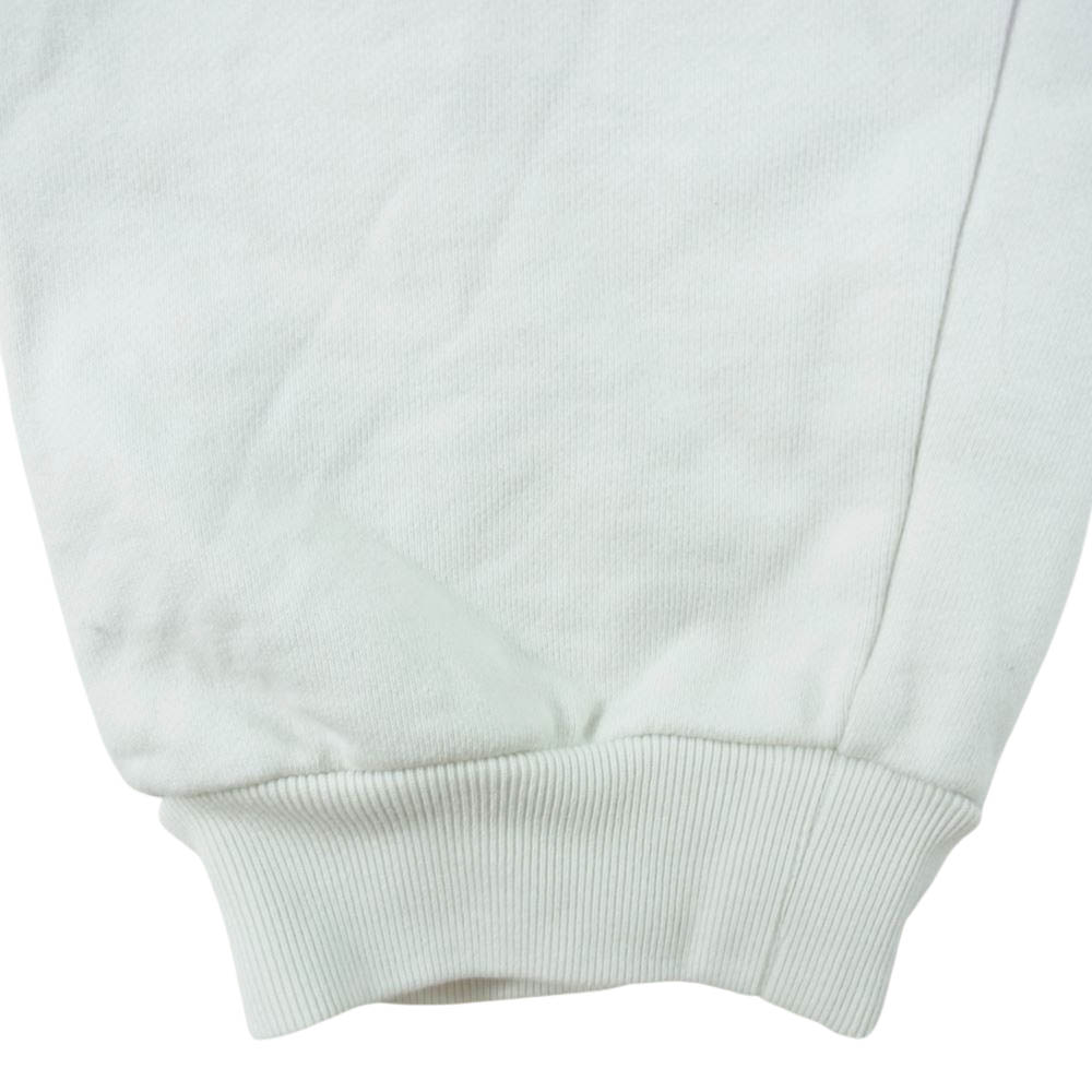 HYSTERIC GLAMOUR ヒステリックグラマー WDS-C-HYS-23-AP-Q1-19 × WIND AND SEA ロゴ スウェット パンツ ホワイト系 S【中古】