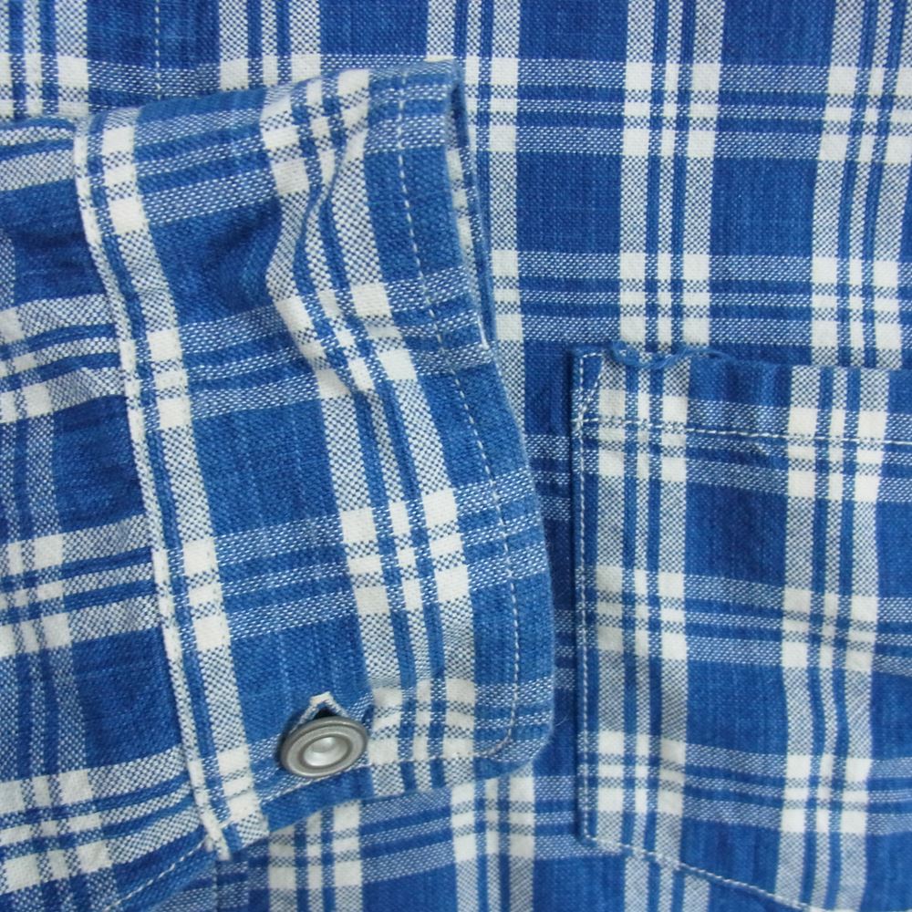 ユニオンサプライ US14590 BARBARA KAWAKAMI MODEL PALAKA CHECK BLOUSE パラカ ジャケット 16.5【中古】