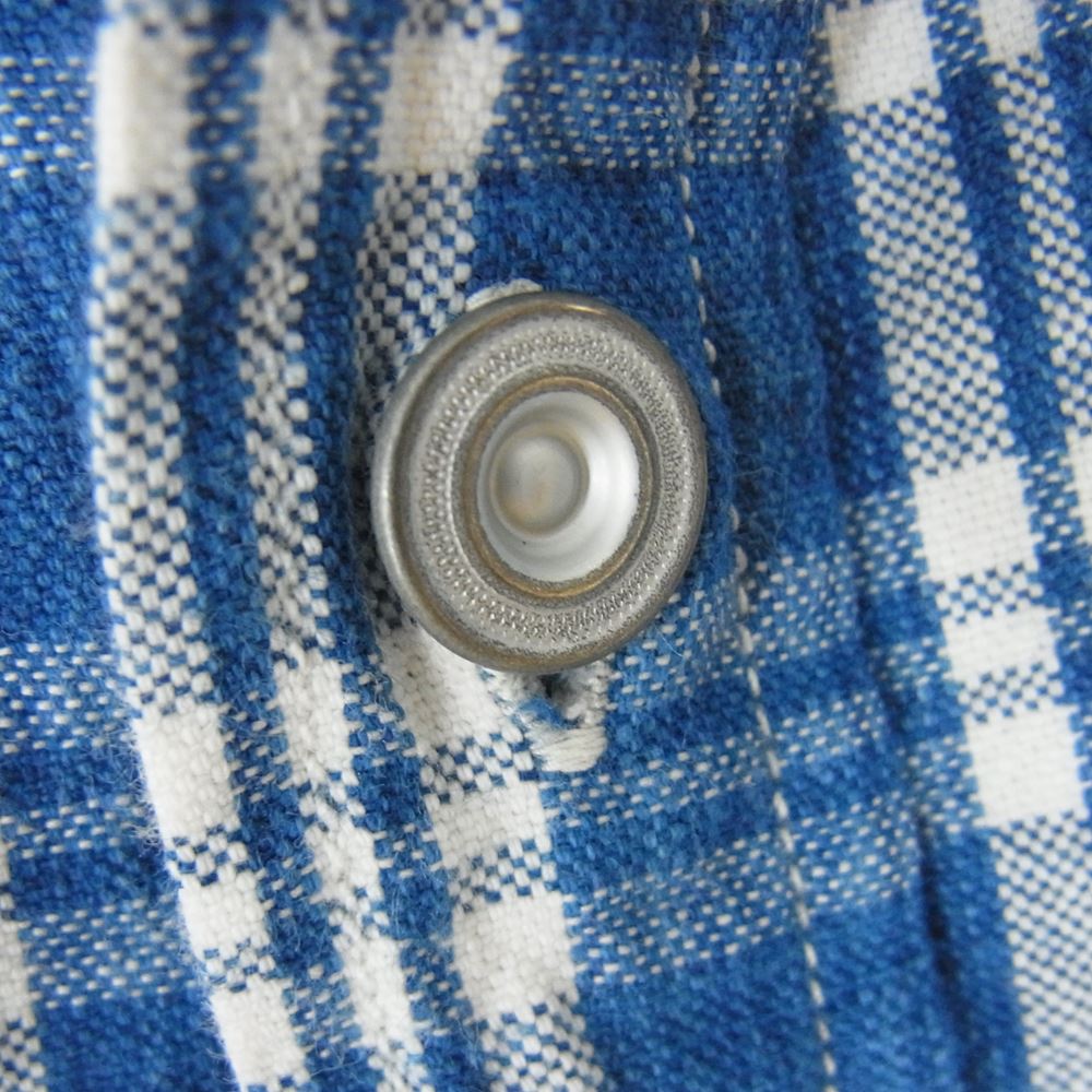 ユニオンサプライ US14590 BARBARA KAWAKAMI MODEL PALAKA CHECK BLOUSE パラカ ジャケット 16.5【中古】