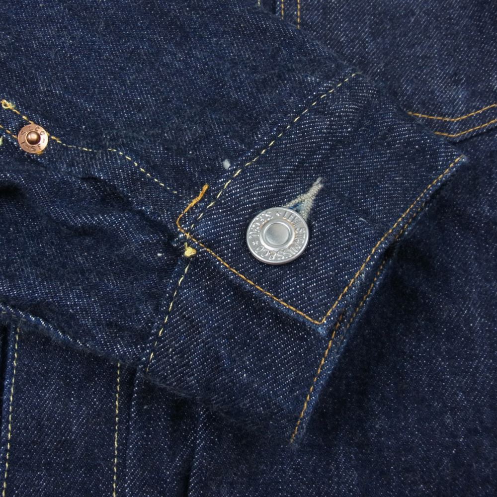 Levi's リーバイス 70507-0062 LVC 1953年モデル復刻 TYPE2 JACKET 2nd デニム ジャケット インディゴブルー系 42【中古】