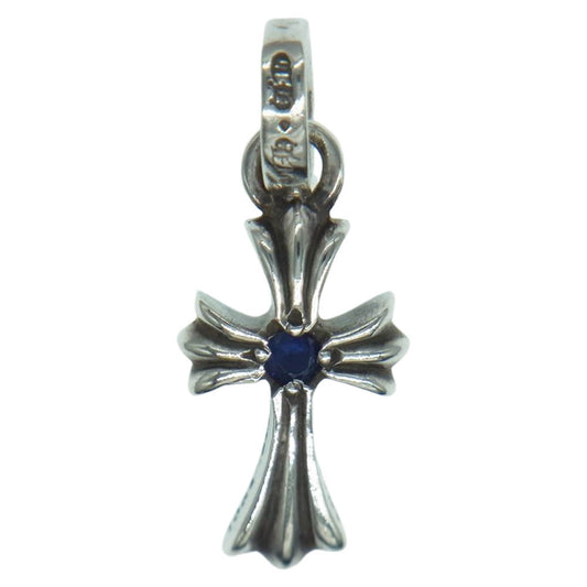 CHROME HEARTS クロムハーツ（原本有） CRS BBYFAT SAP ベイビーファット チャーム 1サファイア ペンダントトップ シルバー系【中古】