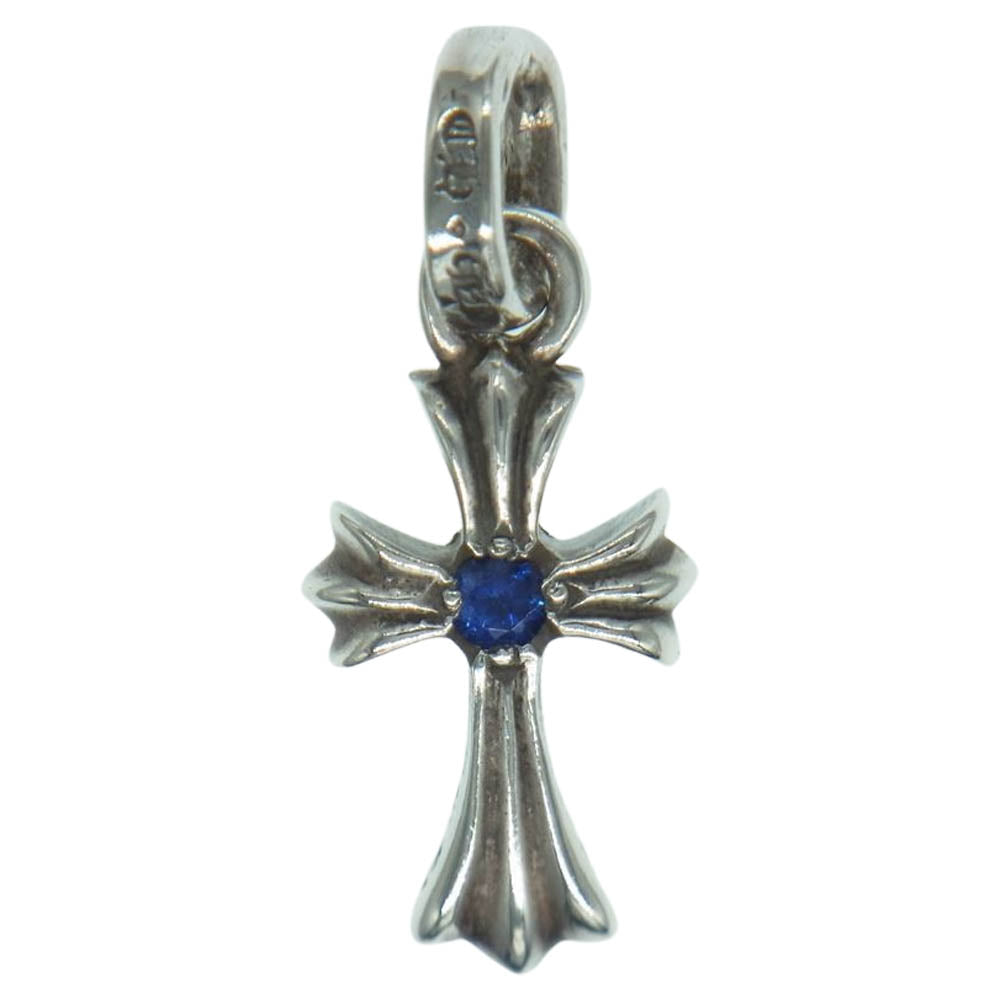 CHROME HEARTS クロムハーツ（原本有） CRS BBYFAT SAP ベイビーファット チャーム 1サファイア ペンダントトップ シルバー系【中古】