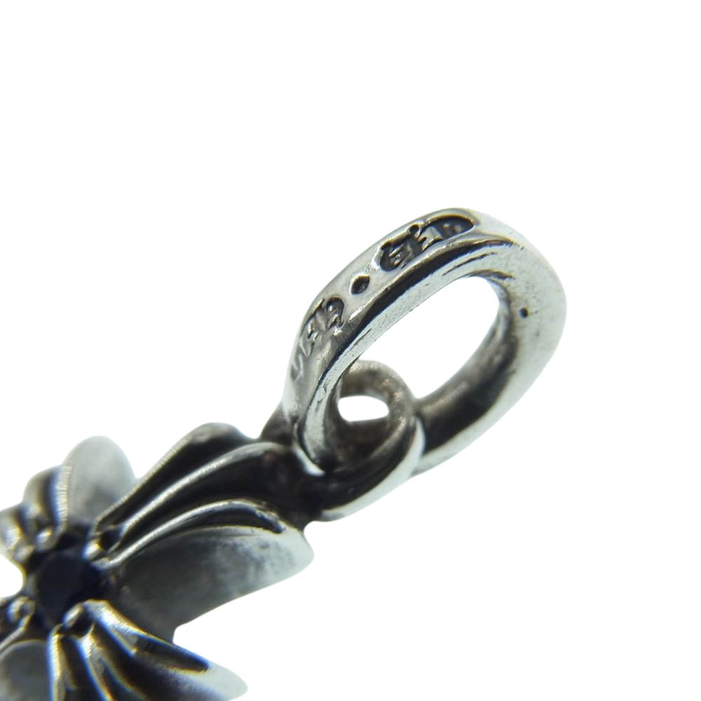 CHROME HEARTS クロムハーツ（原本有） CRS BBYFAT SAP ベイビーファット チャーム 1サファイア ペンダントトップ シルバー系【中古】