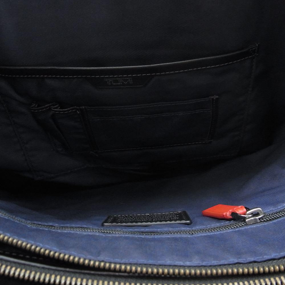 TUMI トゥミ 063000 HARRISON SENECA ハリソン セネカ レザー 2WAY ショルダー ブリーフケース ブラック系【中古】