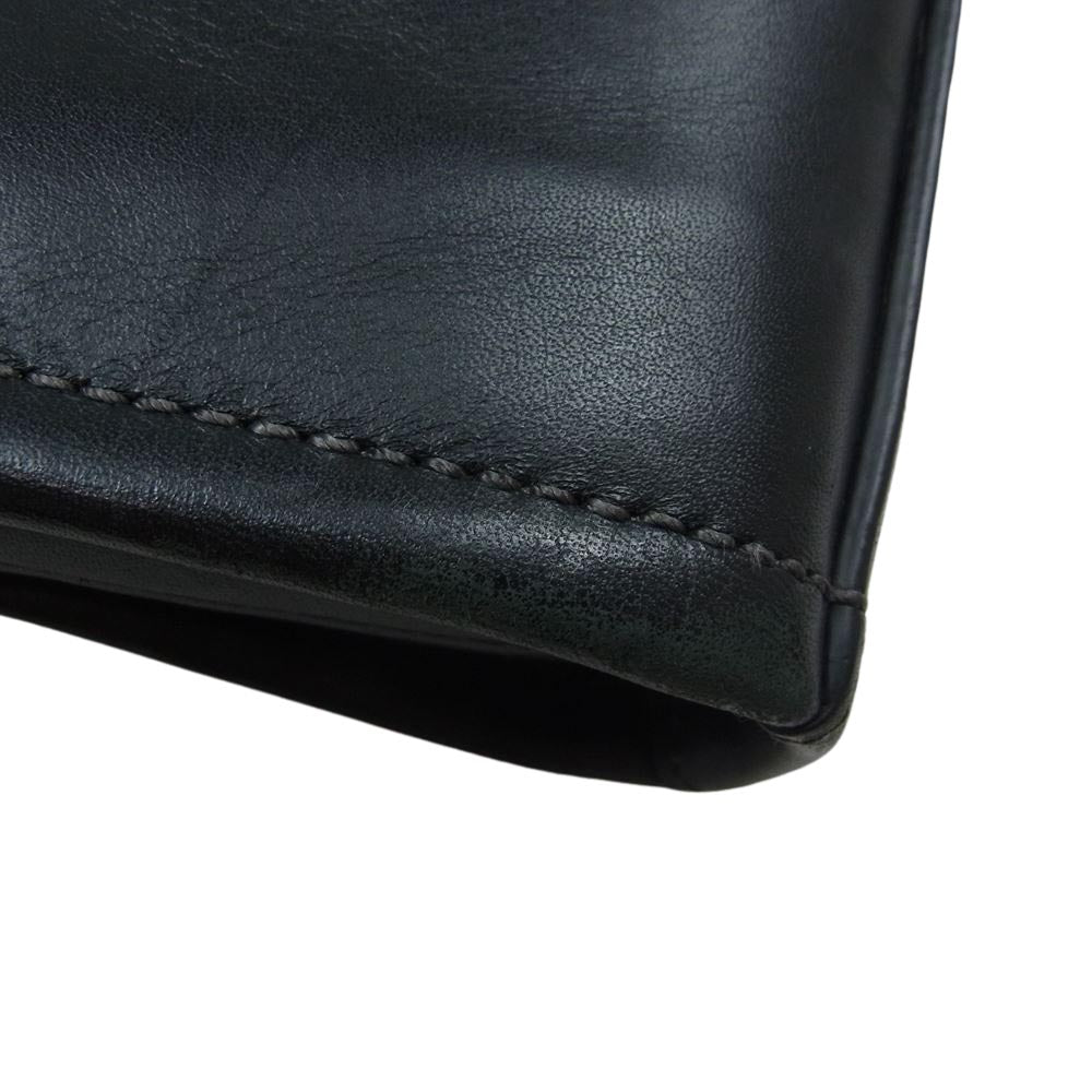 TUMI トゥミ 063000 HARRISON SENECA ハリソン セネカ レザー 2WAY ショルダー ブリーフケース ブラック系【中古】