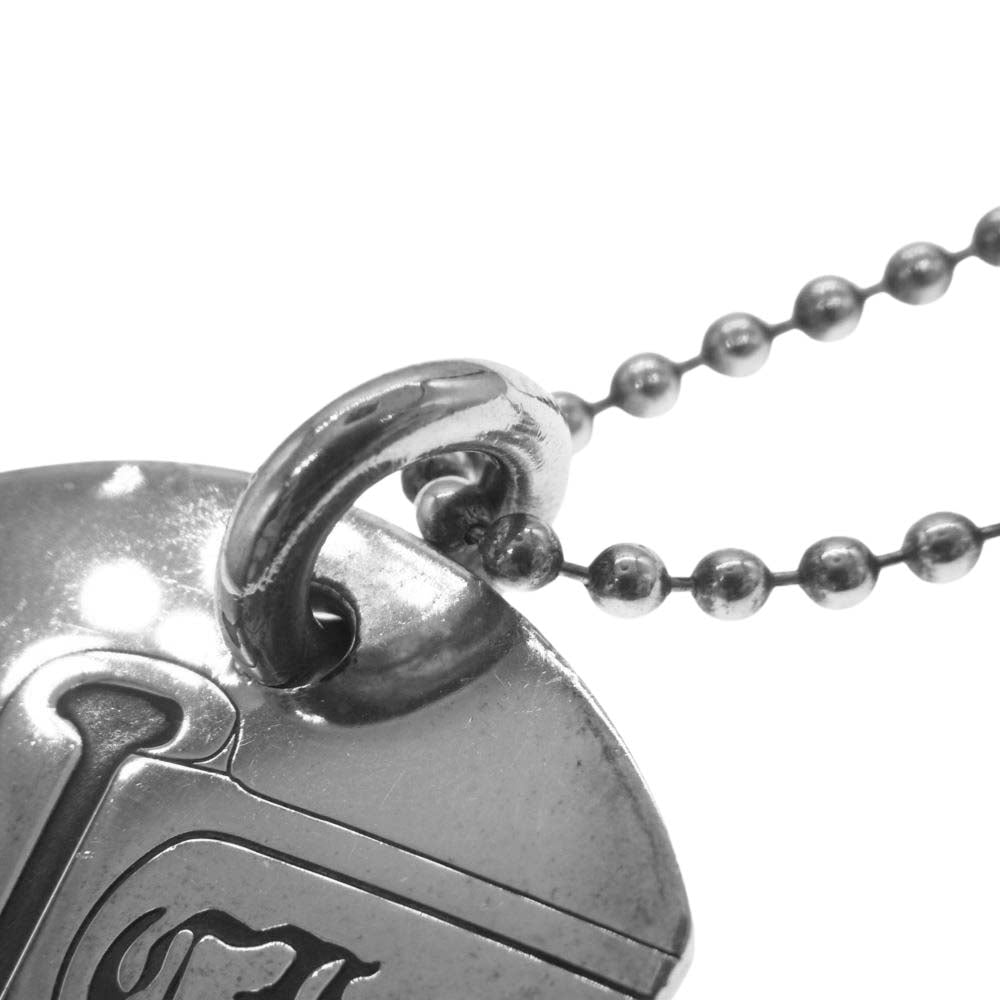 CHROME HEARTS クロムハーツ（原本無） DOG TAG SEGMENTED SCROLL 大阪限定 CHプラス スクロールラベル セグメンテッド ラージ ドッグタグ ペンダントトップ シルバー系【中古】