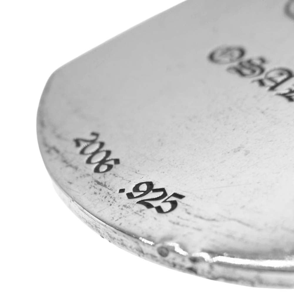 CHROME HEARTS クロムハーツ（原本無） DOG TAG SEGMENTED SCROLL 大阪限定 CHプラス スクロールラベル セグメンテッド ラージ ドッグタグ ペンダントトップ シルバー系【中古】