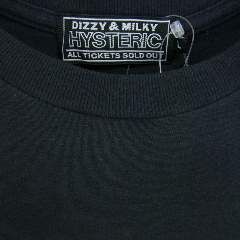 HYSTERIC GLAMOUR ヒステリックグラマー 23SS 02231CT43 FLARE WOMAN フレアウーマン ガールプリント 半袖 Tシャツ ブラック系 L【中古】