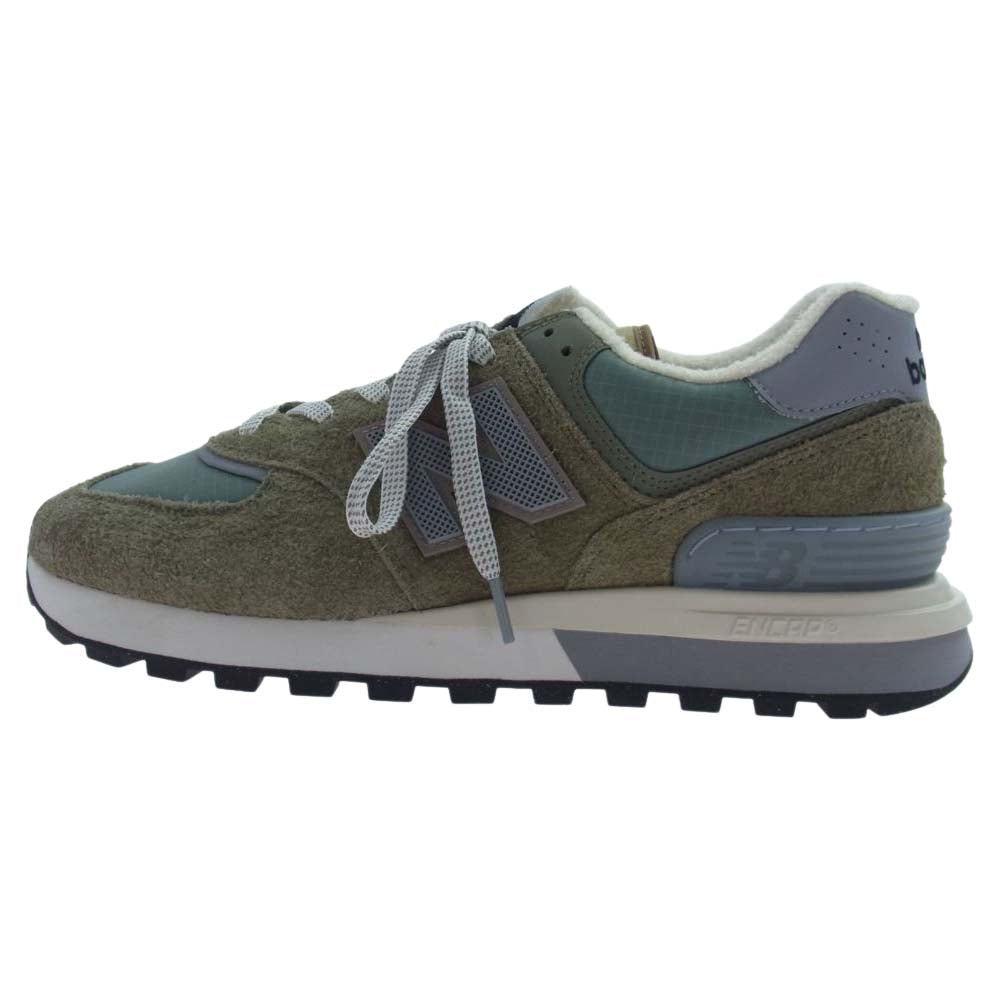 NEW BALANCE ニューバランス U574LGST STONE ISLAND 574 LEGACY GREEN ストーンアイランド レガシーグリーン スニーカー カーキ系 29cm【新古品】【未使用】【中古】