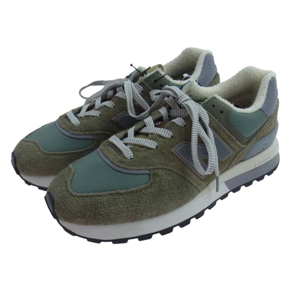 NEW BALANCE ニューバランス U574LGST STONE ISLAND 574 LEGACY GREEN ストーンアイランド レガシーグリーン スニーカー カーキ系 29cm【新古品】【未使用】【中古】