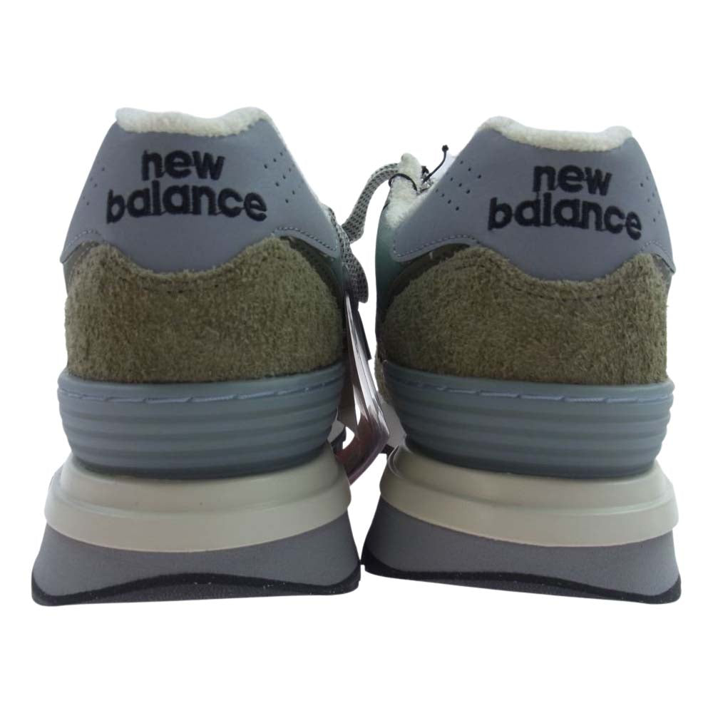NEW BALANCE ニューバランス U574LGST STONE ISLAND 574 LEGACY GREEN ストーンアイランド レガシーグリーン スニーカー カーキ系 29cm【新古品】【未使用】【中古】