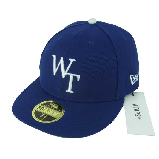WTAPS ダブルタップス 231NENED-HT01 NEWERA ニューエラ 59FIFTY LOW PROFILE POLY. TWILL. 59フィフティ ロー プロフィール キャップ ブルー系 7.5【新古品】【未使用】【中古】