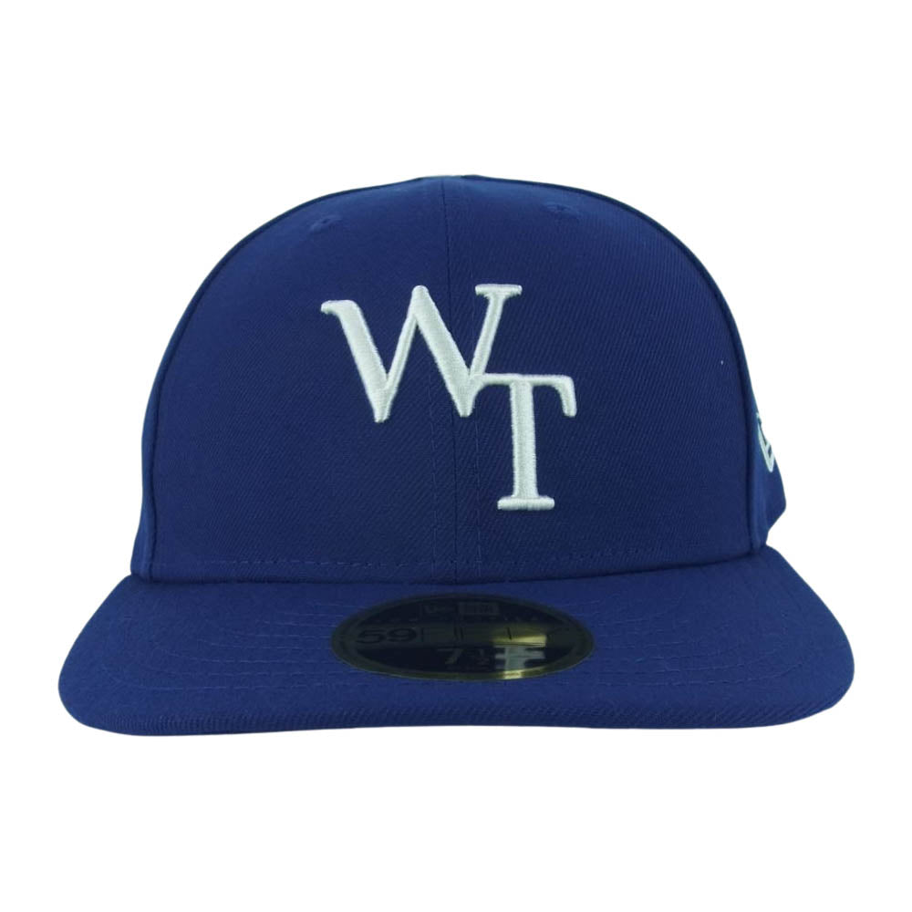 WTAPS ダブルタップス 231NENED-HT01 NEWERA ニューエラ 59FIFTY LOW PROFILE POLY. TWILL. 59フィフティ ロー プロフィール キャップ ブルー系 7.5【新古品】【未使用】【中古】