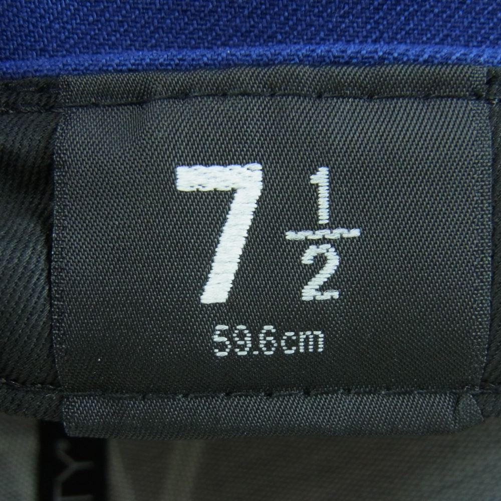 WTAPS ダブルタップス 231NENED-HT01 NEWERA ニューエラ 59FIFTY LOW PROFILE POLY. TWILL. 59フィフティ ロー プロフィール キャップ ブルー系 7.5【新古品】【未使用】【中古】