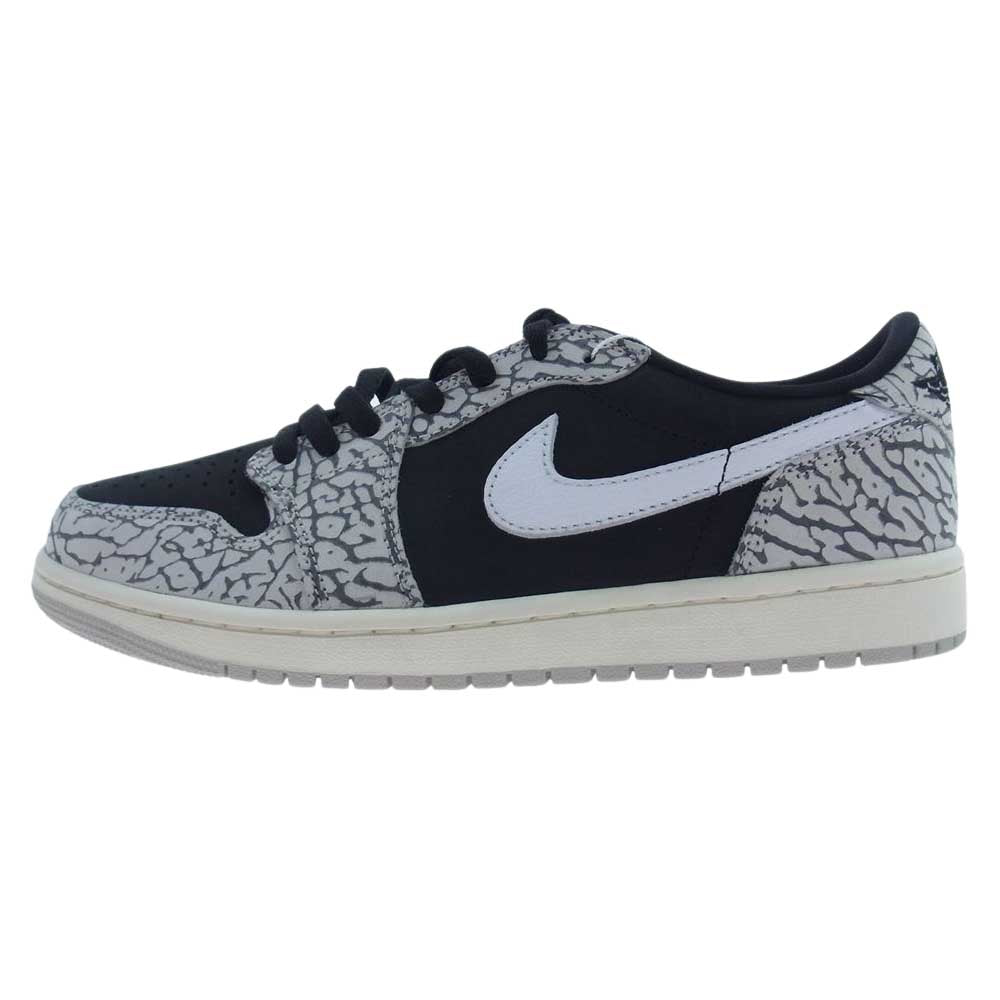 NIKE ナイキ Air Jordan 1 Retro Low OG エアジョーダン1 レトロ ロー Black Cement OG ブラックセメント スニーカー ブラック系 グレー系 26.5cm【新古品】【未使用】【中古】