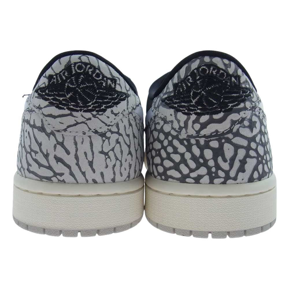 NIKE ナイキ Air Jordan 1 Retro Low OG エアジョーダン1 レトロ ロー Black Cement OG ブラックセメント スニーカー ブラック系 グレー系 26.5cm【新古品】【未使用】【中古】