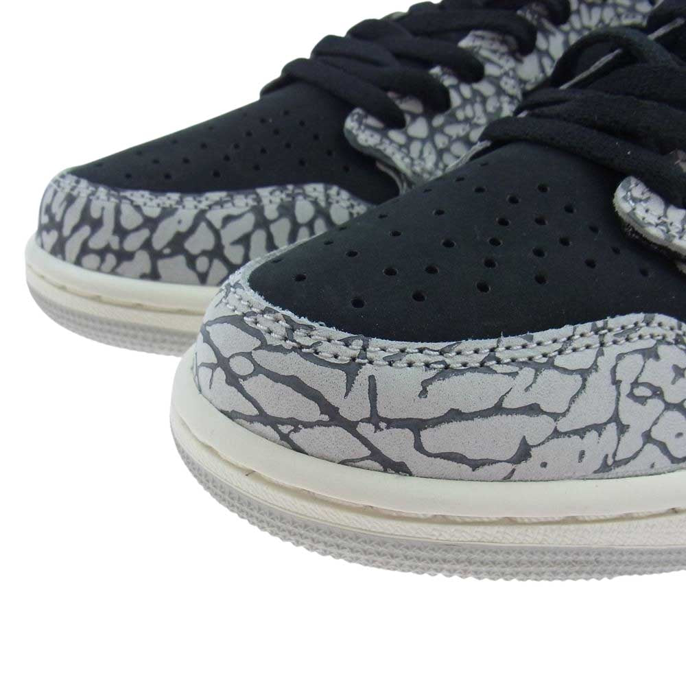 NIKE ナイキ Air Jordan 1 Retro Low OG エアジョーダン1 レトロ ロー Black Cement OG ブラックセメント スニーカー ブラック系 グレー系 26.5cm【新古品】【未使用】【中古】