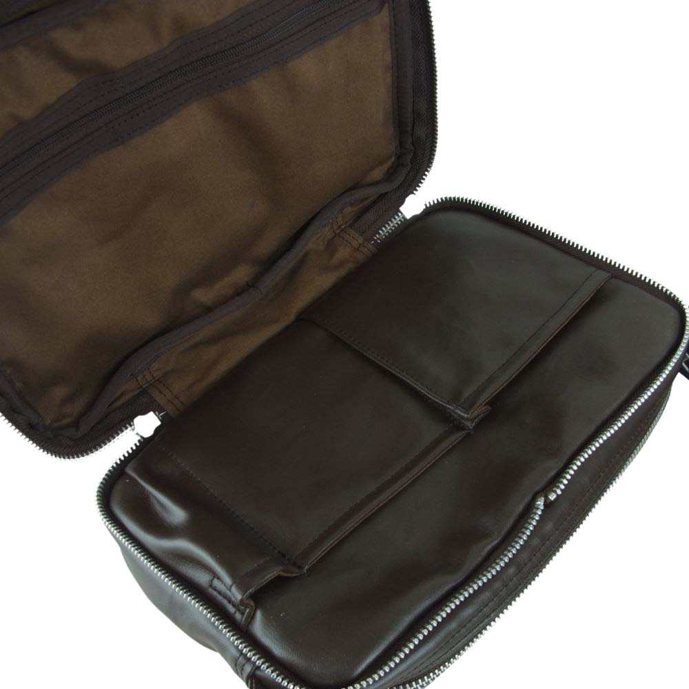 PORTER ポーター FREE STYLE フリースタイル ショルダー バッグ 日本製 ダークブラウン系【中古】