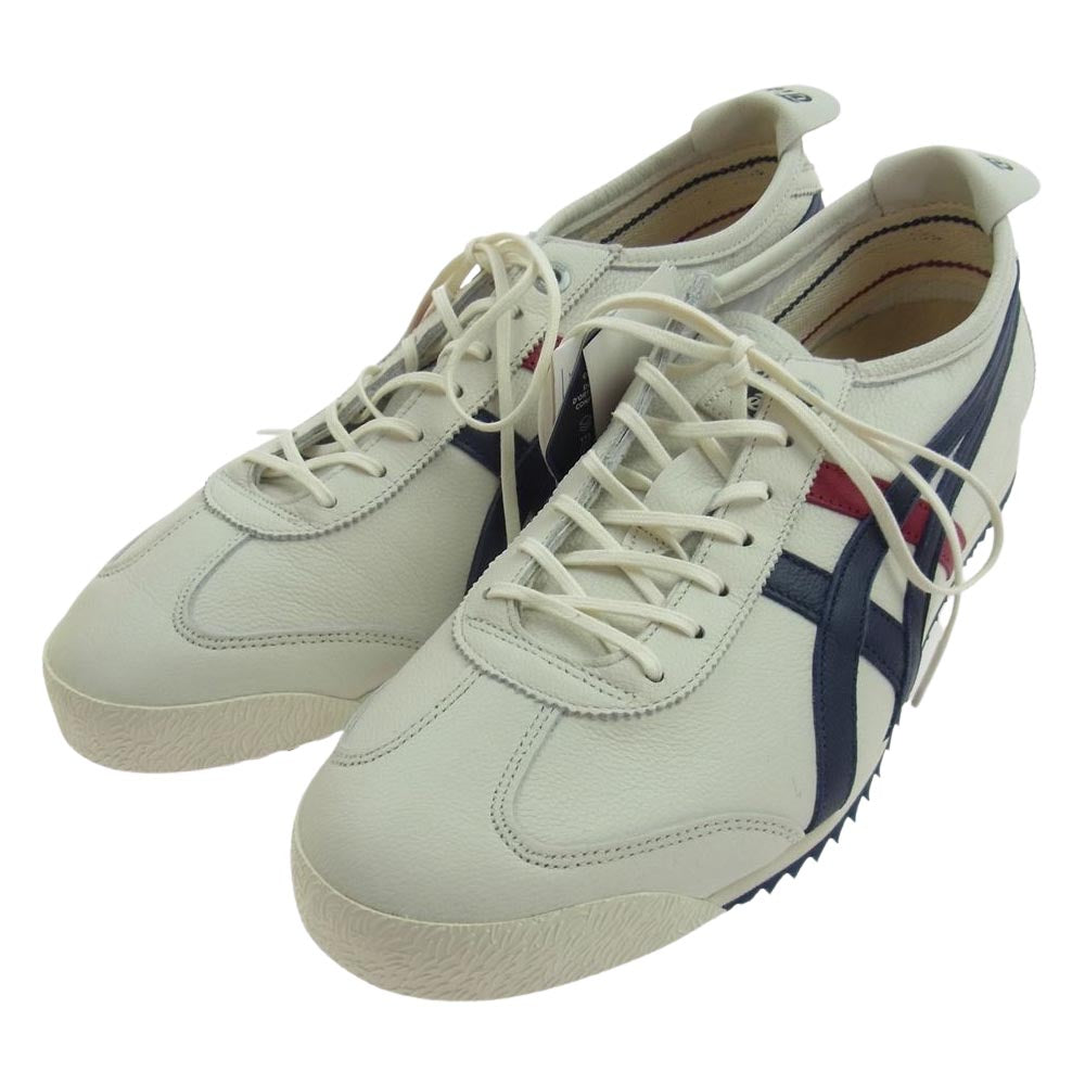 ONITSUKA TIGER オニツカタイガー 1183A872 MEXICO 66 SD ランニング シューズ スニーカー ホワイト系 25.5cm【新古品】【未使用】【中古】