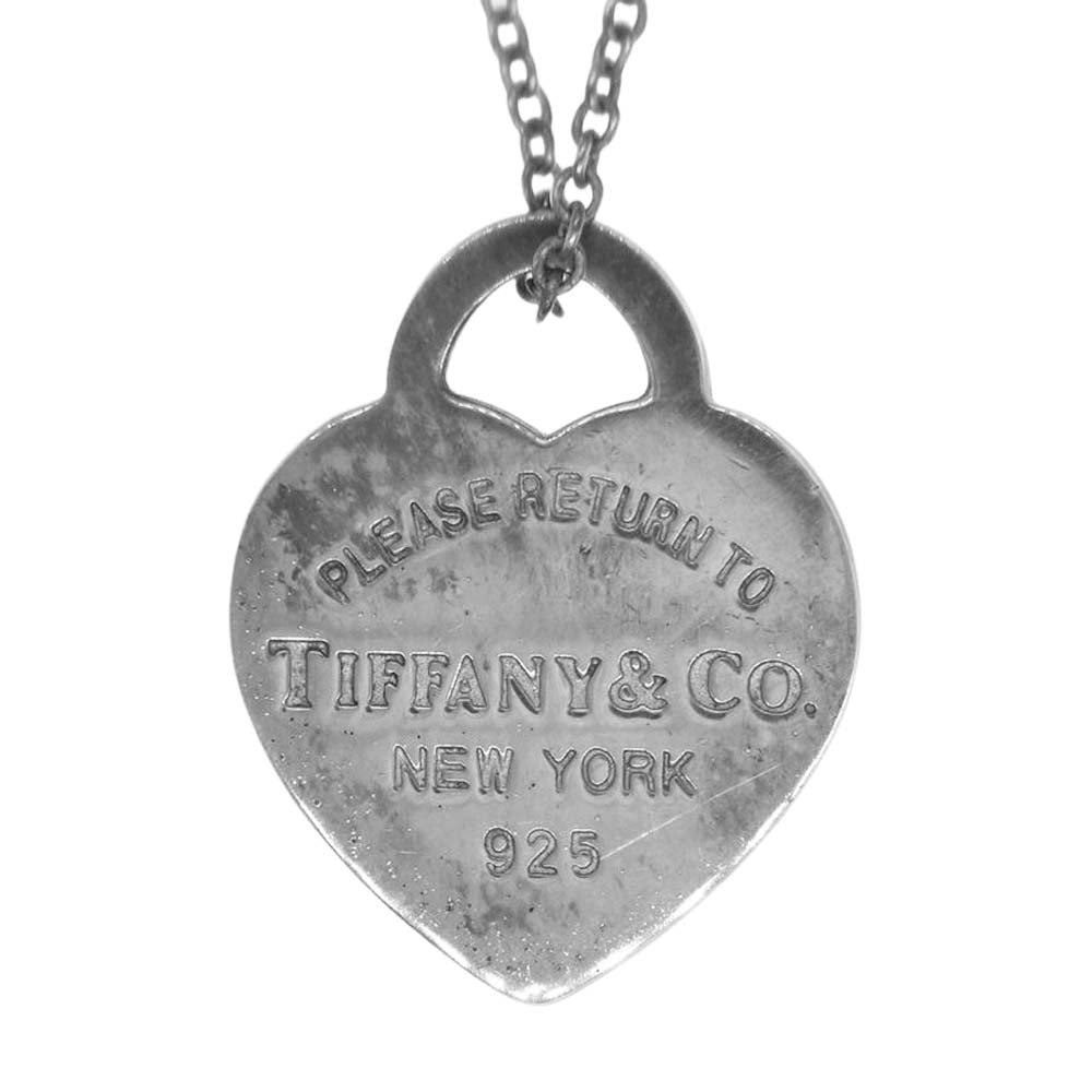 TIFFANY&Co. ティファニー リターントゥティファニー ハートタグ ペンダント ネックレス シルバー系【中古】