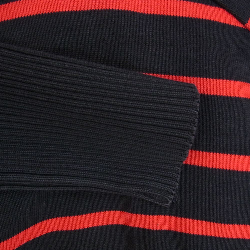 Vivienne Westwood ヴィヴィアンウエストウッド RED LABEL レッドレーベル 切替 ボーダー ニット セーター レッド系 2【中古】