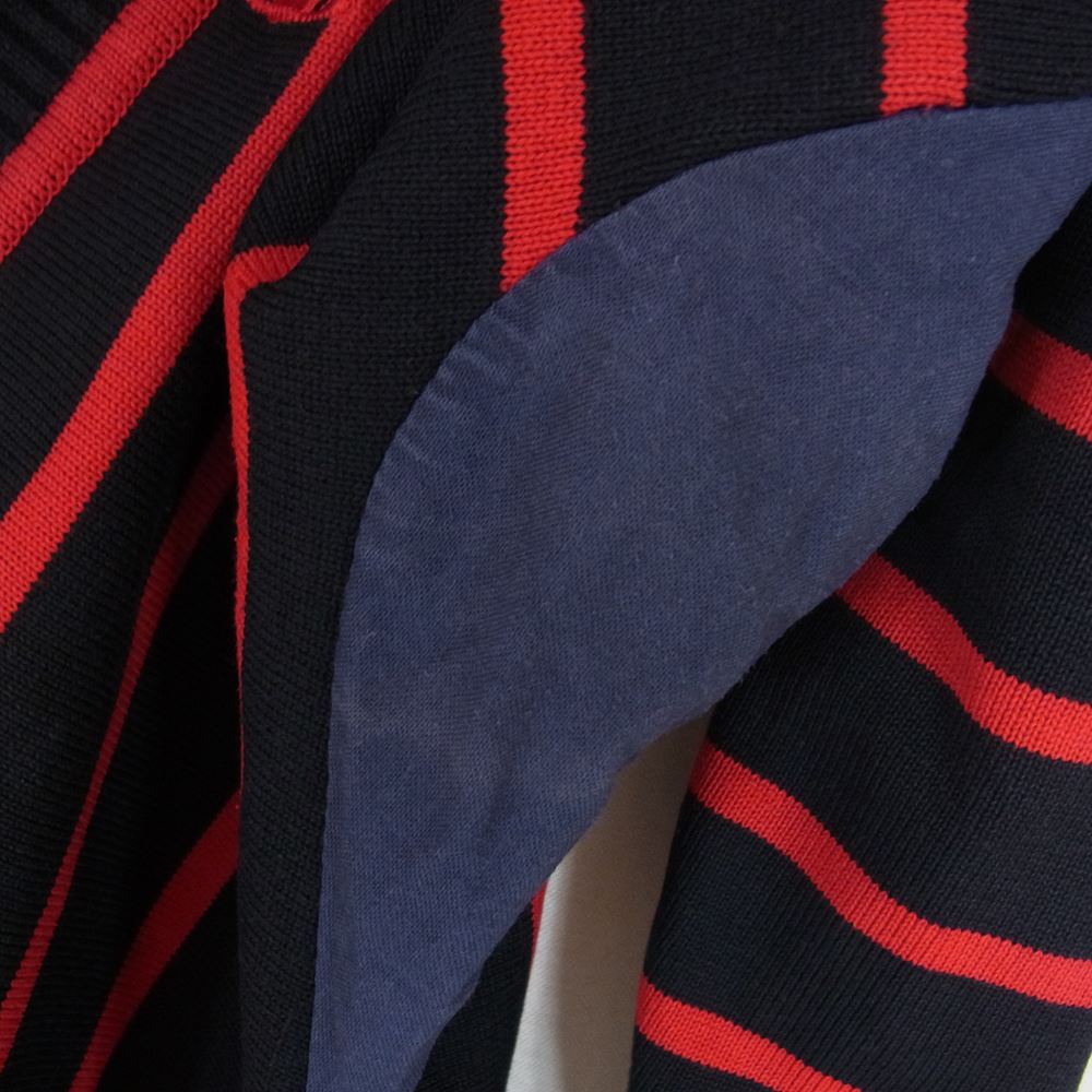 Vivienne Westwood ヴィヴィアンウエストウッド RED LABEL レッドレーベル 切替 ボーダー ニット セーター レッド系 2【中古】