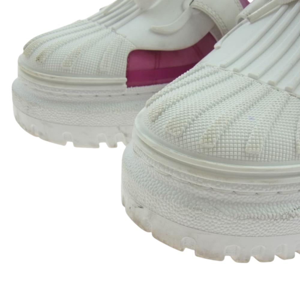 Dior ディオール KCK345RSF DIOR-ID ロゴ スニーカー ピンク系 ホワイト系 35.5【中古】