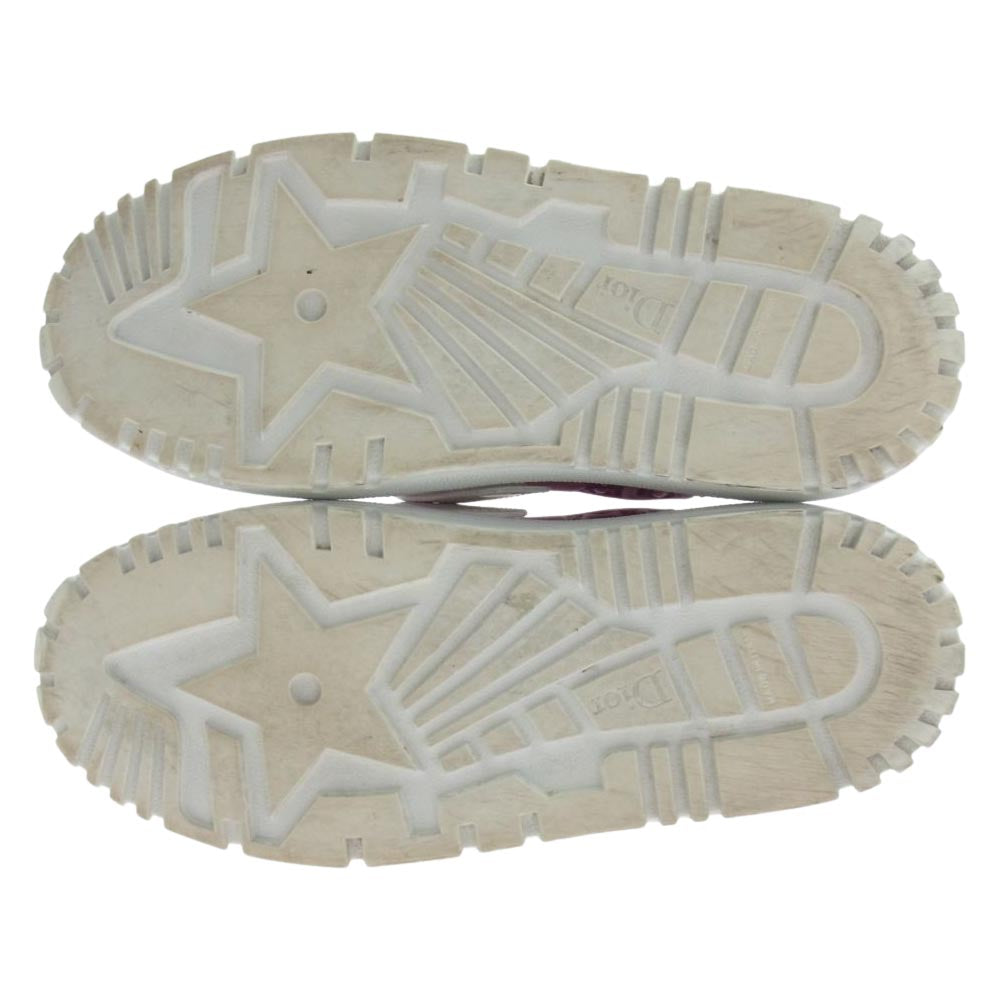 Dior ディオール KCK345RSF DIOR-ID ロゴ スニーカー ピンク系 ホワイト系 35.5【中古】