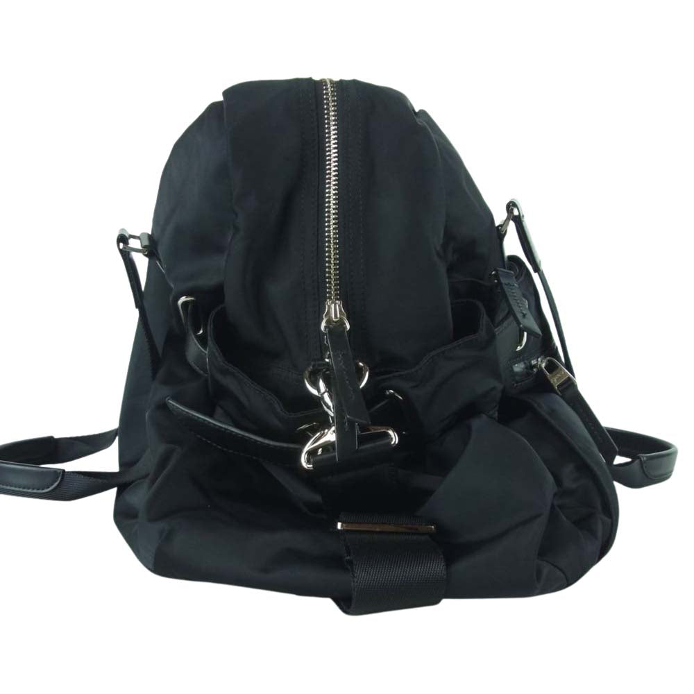 agnes b. アニエスベー EPR-13 VOYAGE ナイロン トート ハンド ショルダー バッグ ブラック系【中古】
