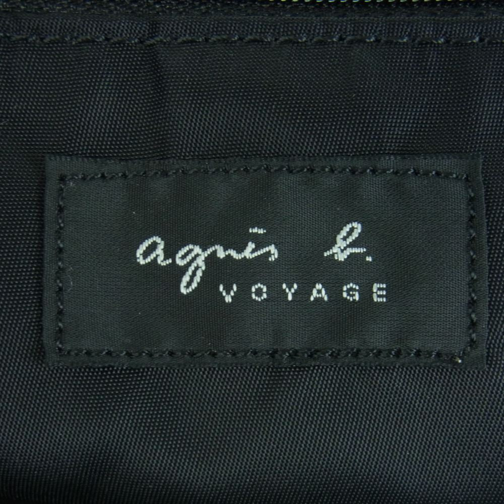 agnes b. アニエスベー EPR-13 VOYAGE ナイロン トート ハンド ショルダー バッグ ブラック系【中古】