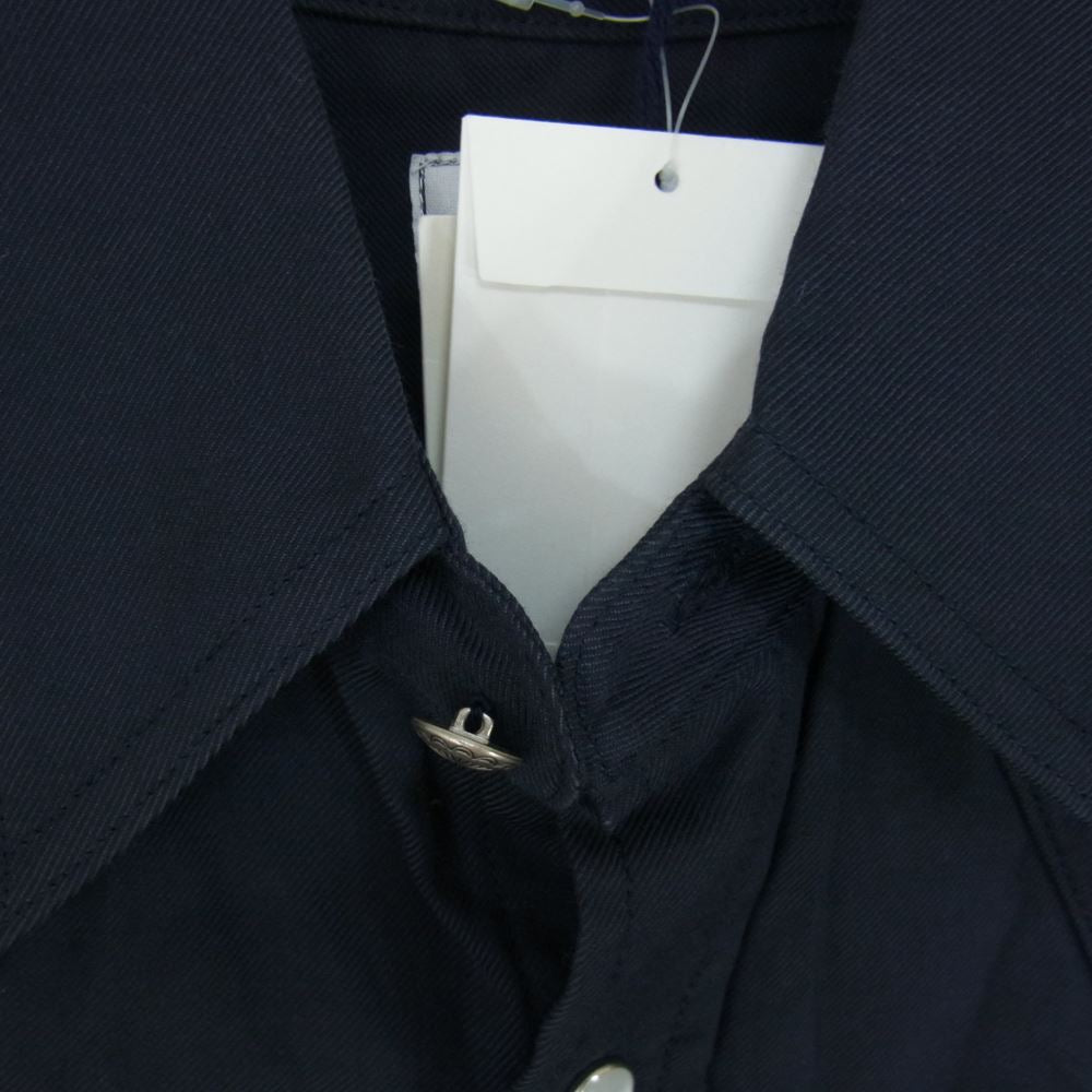 MADISON BLUE マディソンブルー 18AW MB184-5014 トップ コンチョボタン レーヨン ウェスタンシャツ ネイビー系 1【極上美品】【中古】