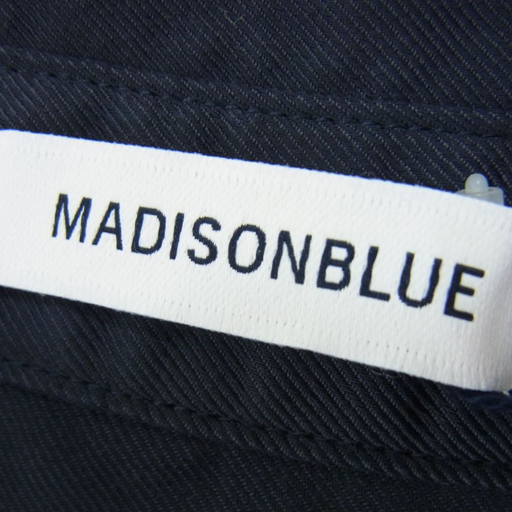 MADISON BLUE マディソンブルー 18AW MB184-5014 トップ コンチョボタン レーヨン ウェスタンシャツ ネイビー系 1【極上美品】【中古】