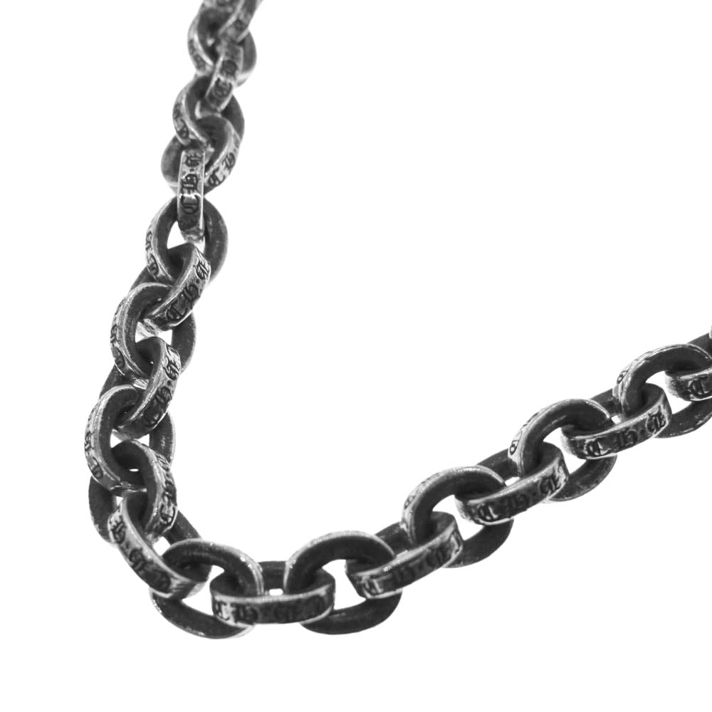 CHROME HEARTS クロムハーツ（原本無） 2022年購入時レシート付属 PAPER CHAIN 18inch ペーパー チェーン 18インチ ネックレス シルバー系【中古】
