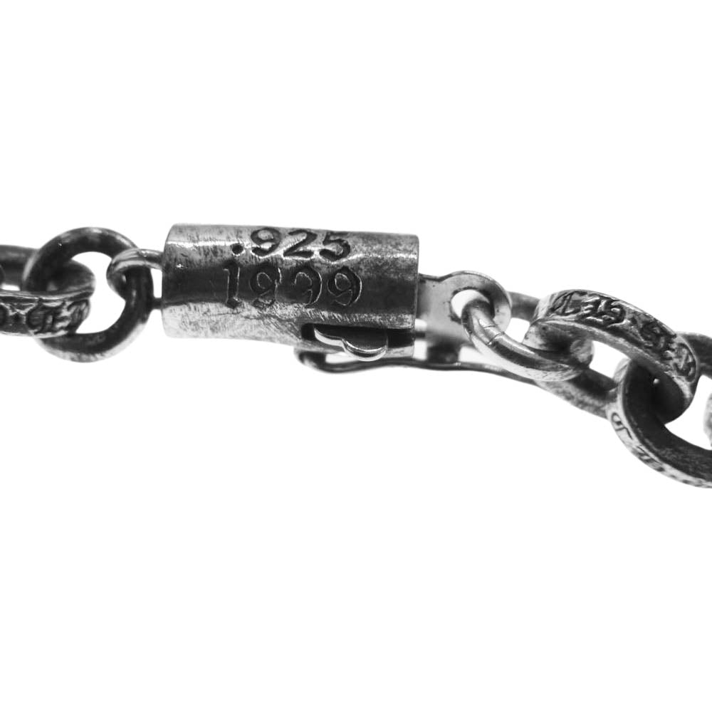 CHROME HEARTS クロムハーツ（原本無） 2022年購入時レシート付属 PAPER CHAIN 18inch ペーパー チェーン 18インチ ネックレス シルバー系【中古】