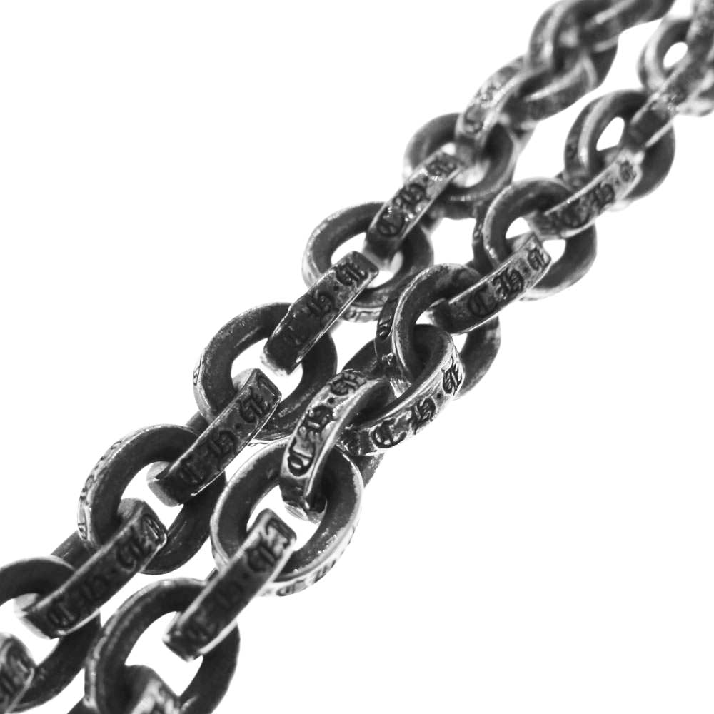 CHROME HEARTS クロムハーツ（原本無） 2022年購入時レシート付属 PAPER CHAIN 18inch ペーパー チェーン 18インチ ネックレス シルバー系【中古】