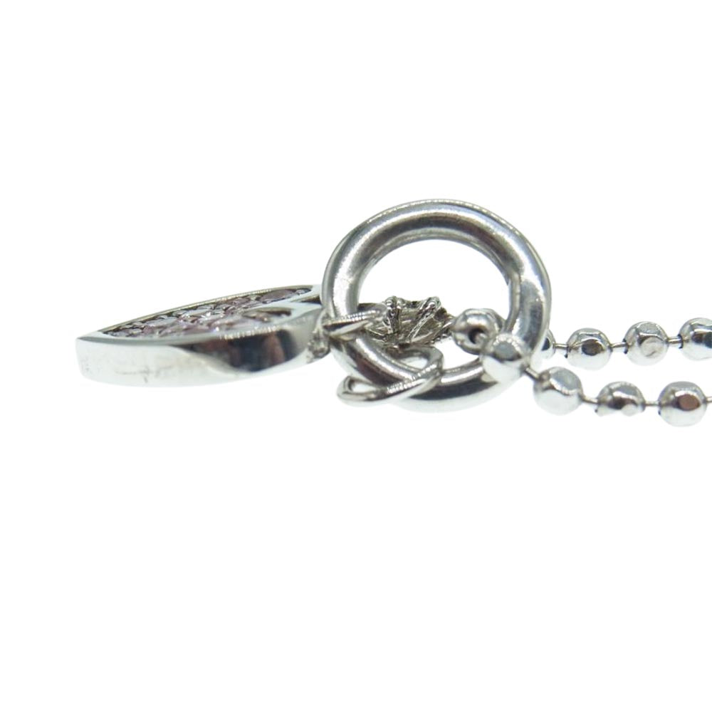 Justin Davis ジャスティンデイビス Princess Charming プリンス チャーミング ハート ラインストーン ネックレス シルバー系【中古】