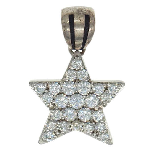 Justin Davis ジャスティンデイビス SPJ150 2 VIVA SUPER STAR スター ペンダント トップ シルバー系【中古】