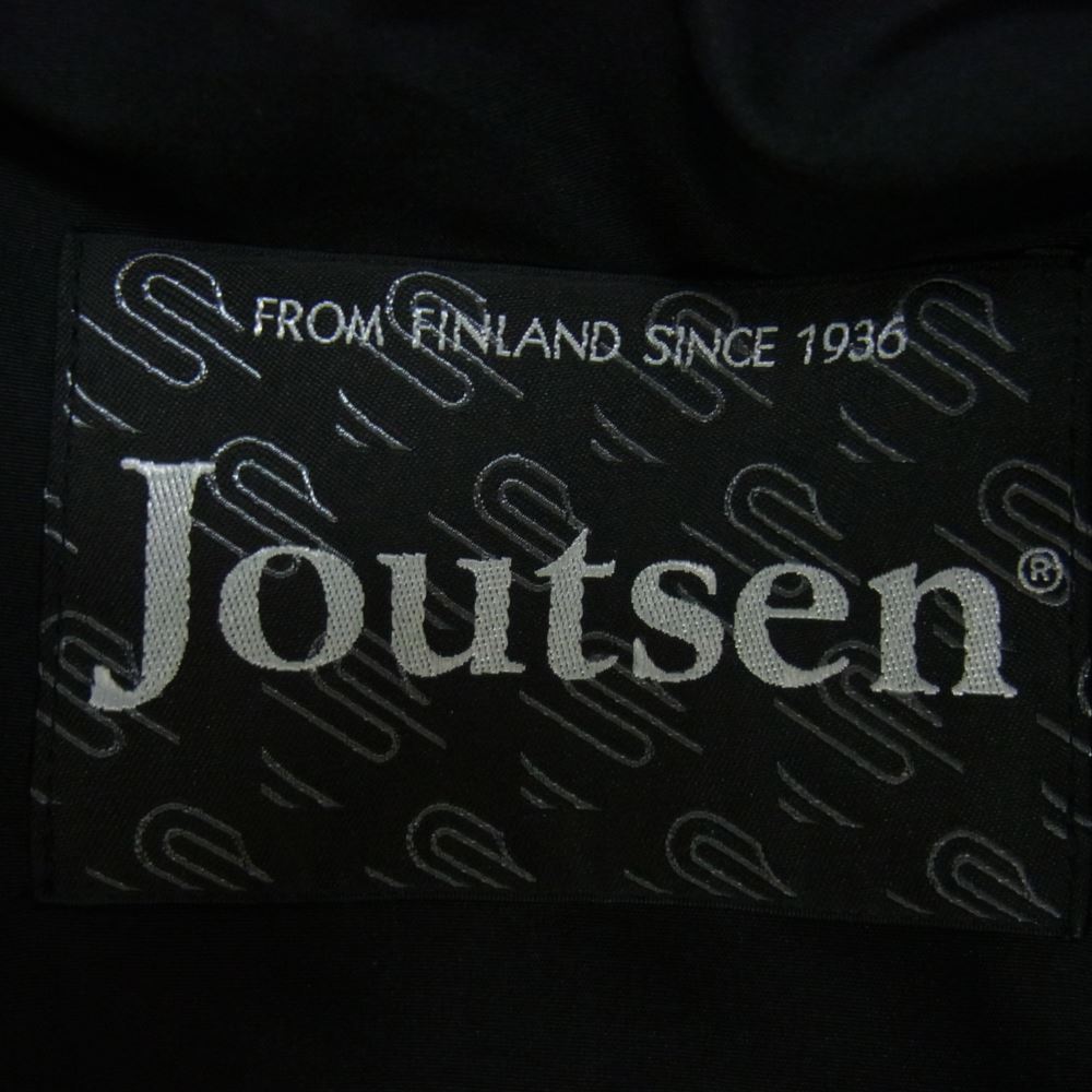 ヨーツェン JT11304 国内正規品 フィンランド製 ラクーンファー フード ダウン ジャケット ブラック系 XXS【中古】