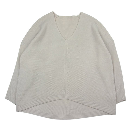 Deuxieme Classe ドゥーズィエムクラス 16AW 16-080-500-4450 MUSE ミューズ BULKY WOOL V Vネック プルオーバー ニット セーター オフホワイト系【中古】