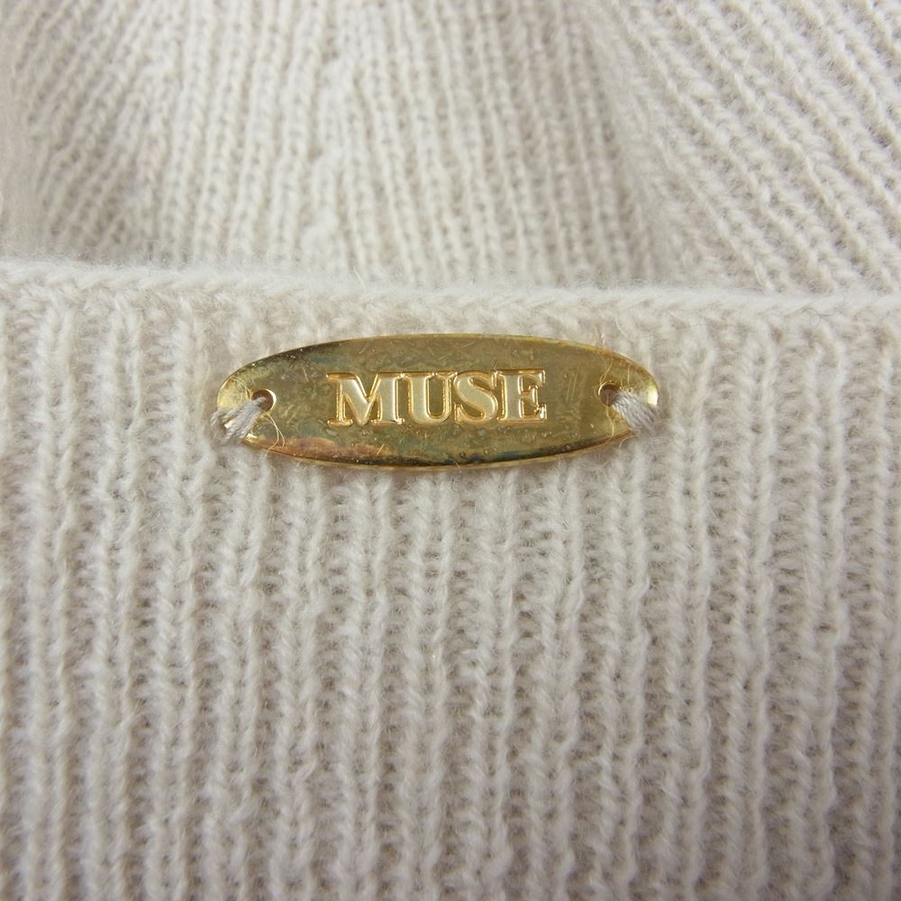 Deuxieme Classe ドゥーズィエムクラス 16AW 16-080-500-4450 MUSE ミューズ BULKY WOOL V Vネック プルオーバー ニット セーター オフホワイト系【中古】